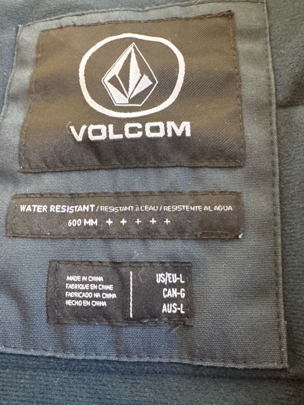 Volcom Blue  jacket - Picture 7 of 10